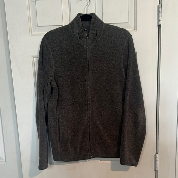 Men’s grey fleece jacket size medium - Picture 1 of 4
